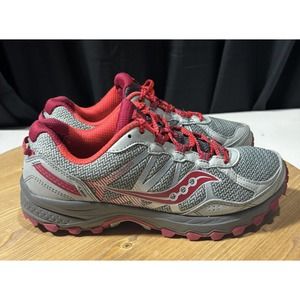 Saucony Excursion TR 11 Women's Gray Nylon Lace Up Running Sneakers Shoes Sz 9W